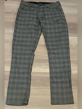Fried Denim - Modern Tailored Fit Plaid Dress Pants